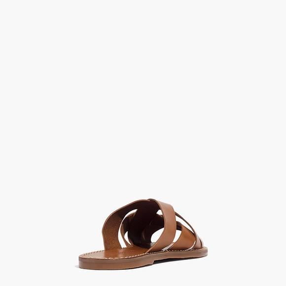 Madewell The Boardwalk Woven Slide Strappy Sandal Brown - Picture 5 of 6